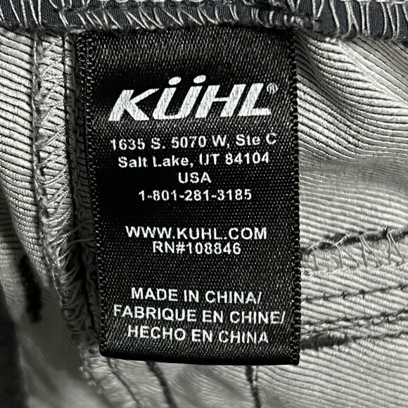 KUHL Amphibious Hybrid Shorts Men’s WAIST 36 TAG 38  Gray Hiking Outdoor Pockets - Picture 10 of 17